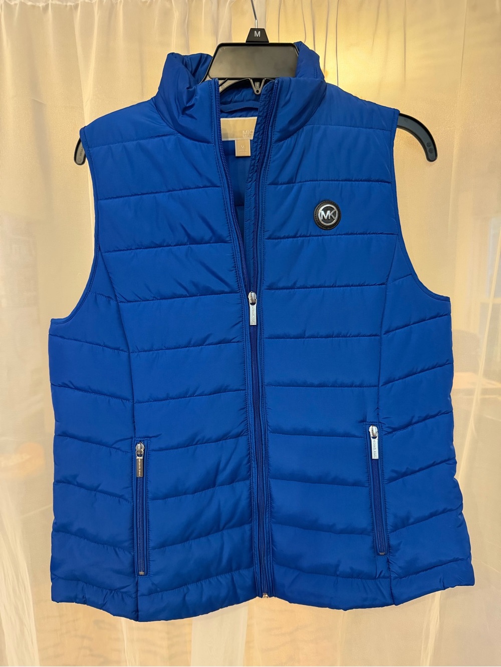 Michael Kors Blue Puffer Vest